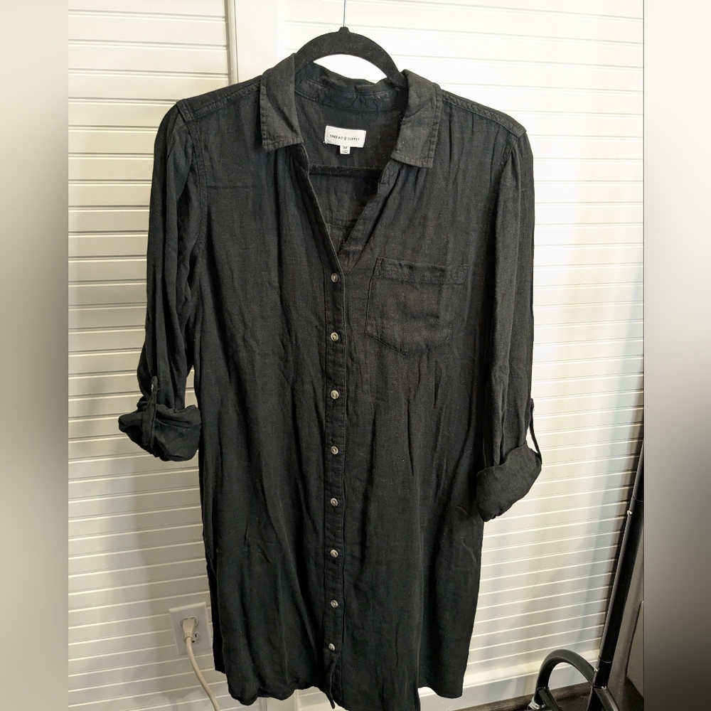 Thread & Supply Black Long Sleeve Dress